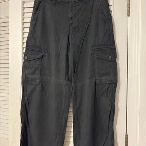 American Eagle Stretch Relaxed Black Cargo Pants